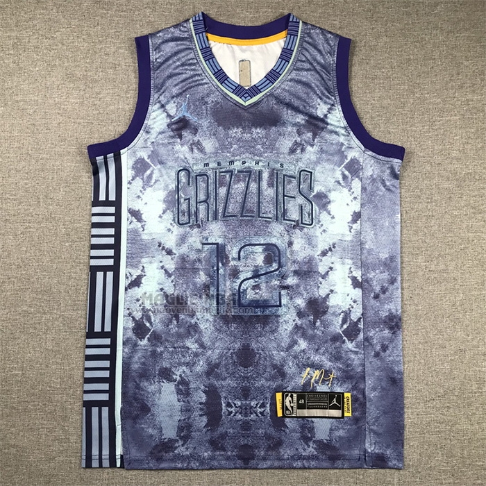 Maglia
 Ja Morant NO 12 Memphis Grizzlies Select Series 2023 Blu
